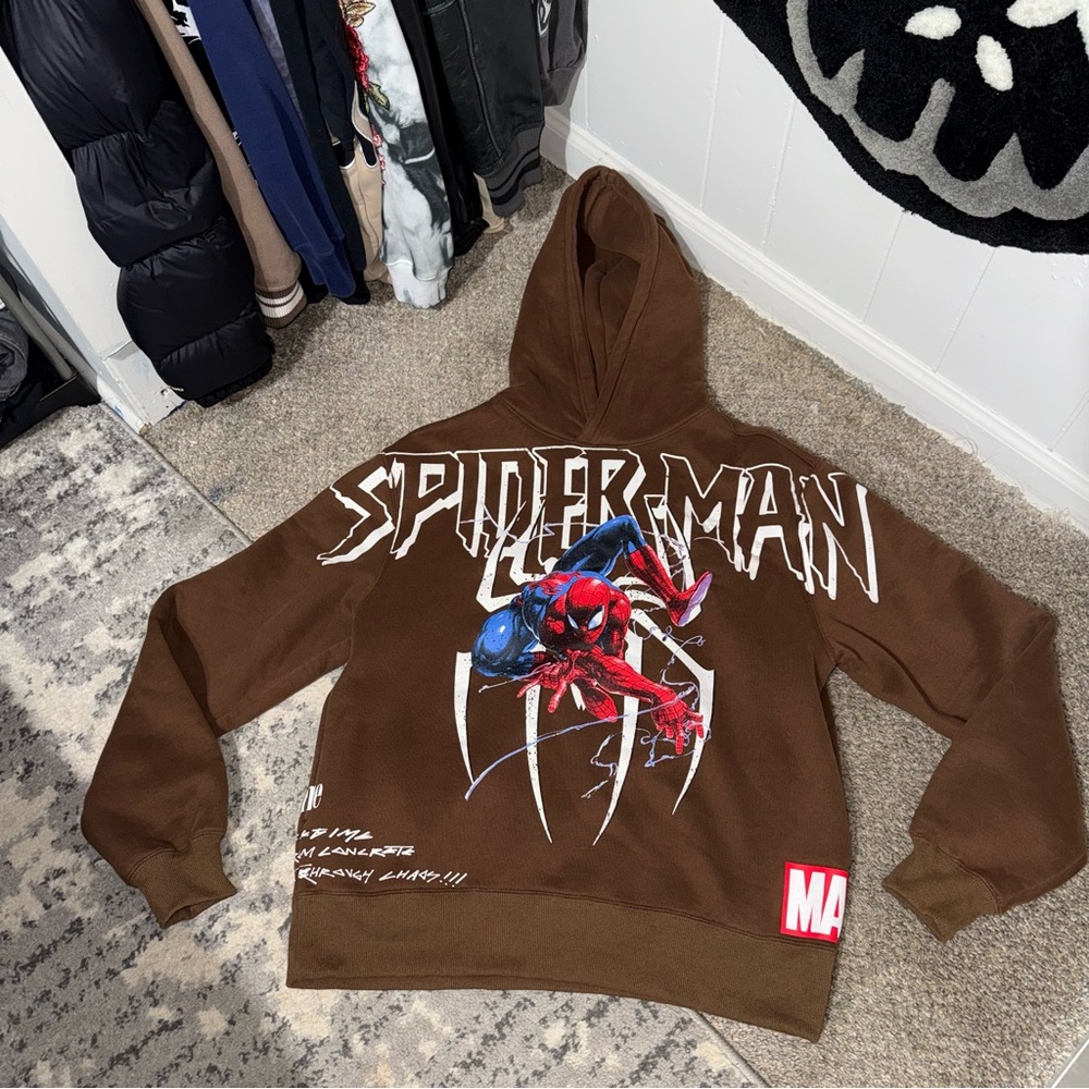 Marvel Spider-Man Brown Hoodie